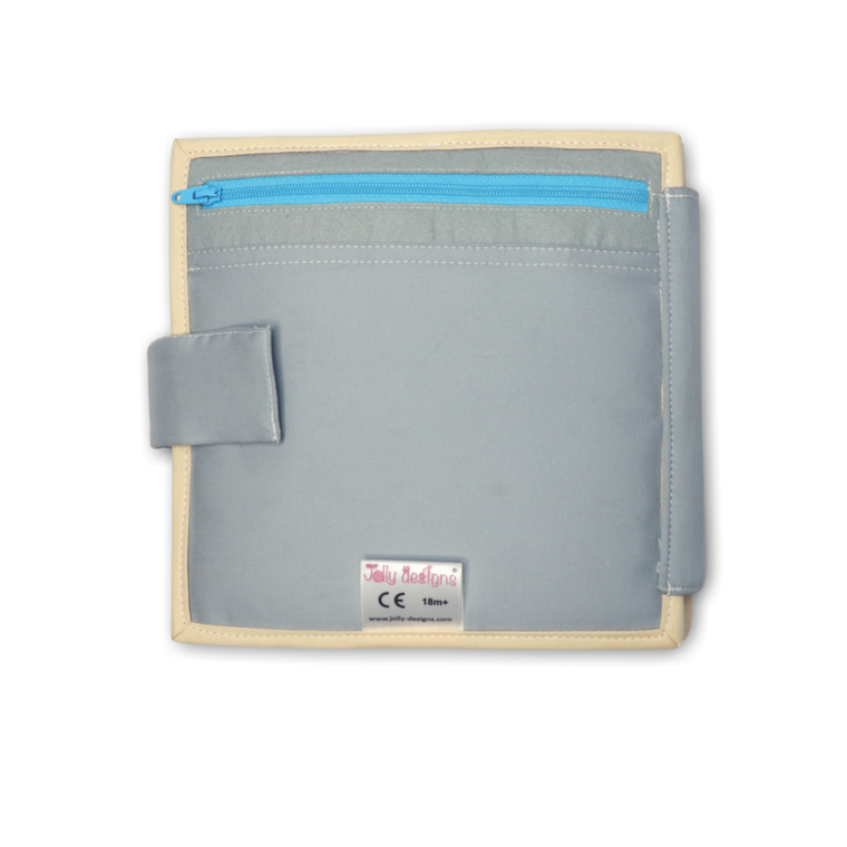 Jolly Designs. Moje Pierwsze ABC. Książeczka sensoryczno-manipulacyjna