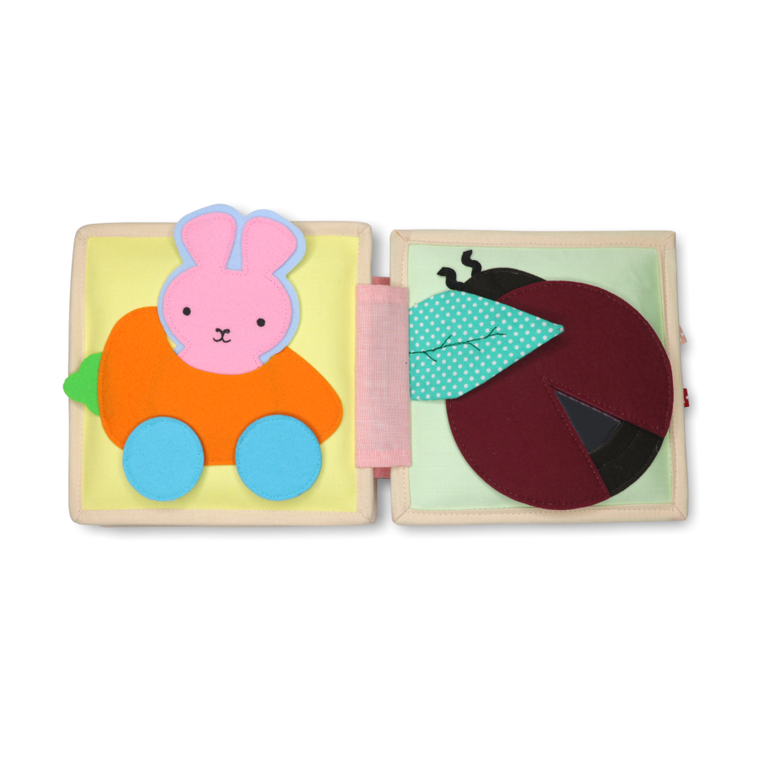 Jolly Designs. Motyl. Książeczka sensoryczno-manipulacyjna