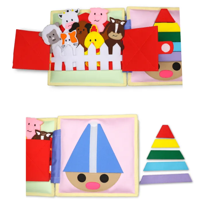 Jolly Designs. Sowa. Książeczka sensoryczno-manipulacyjna