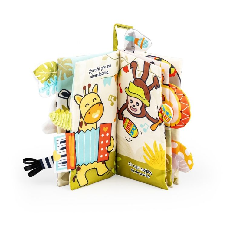 JollyBaby, Orkiestra z dżungli, miękka książeczka