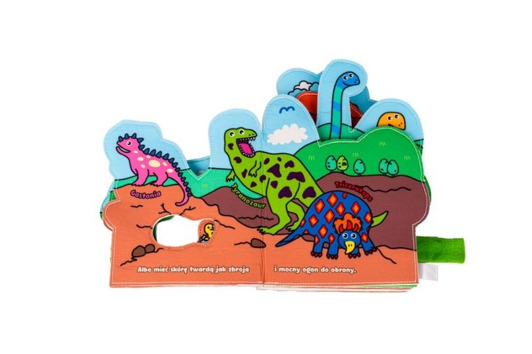 JollyBaby, Świat dinozaurów, pierwsza książeczka