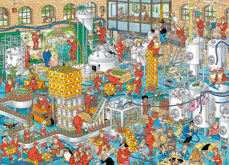 Jumbo, Browar rzemieślniczy, puzzle, 1000 elementów