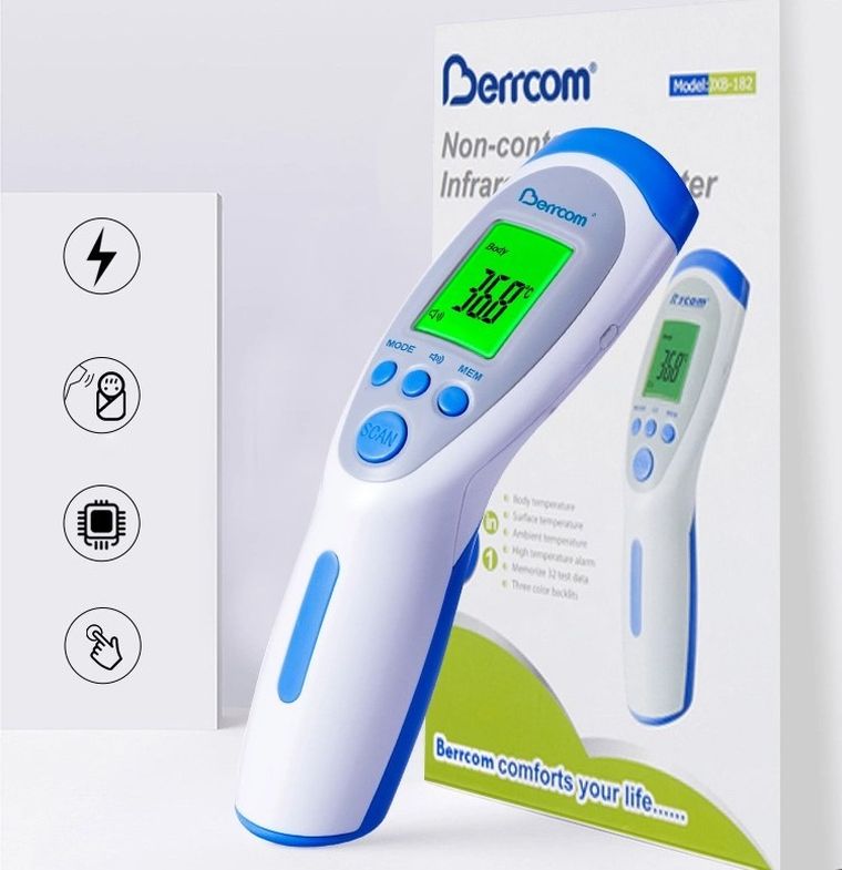 Jumper, Berrcom, termometr bezdotykowy na podczerwień, JXB-182
