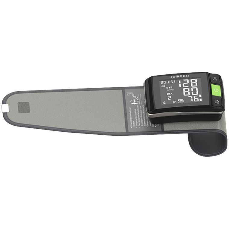 Jumper, HWA11, medyczny ciśnieniomierz nadgarstkowy z aplikacją, czarny