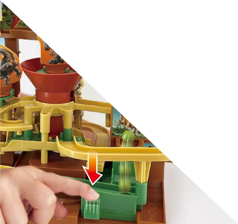 Jurassic World, Adventure Challenge, tor kulkowy, gra zręcznościowa