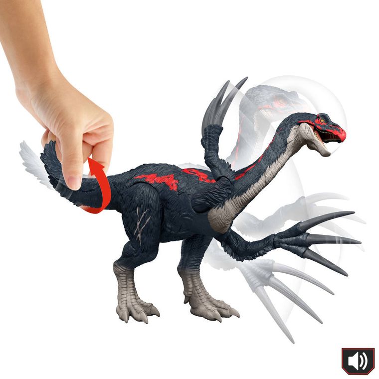 Jurassic World, Chaos Theory, Terizinozaur, dinozaur z funkcją, figurka