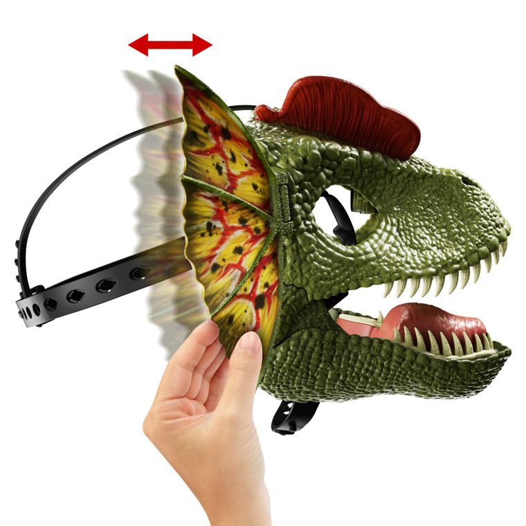 Jurassic World, Maska dinozaura, Dilofozaur