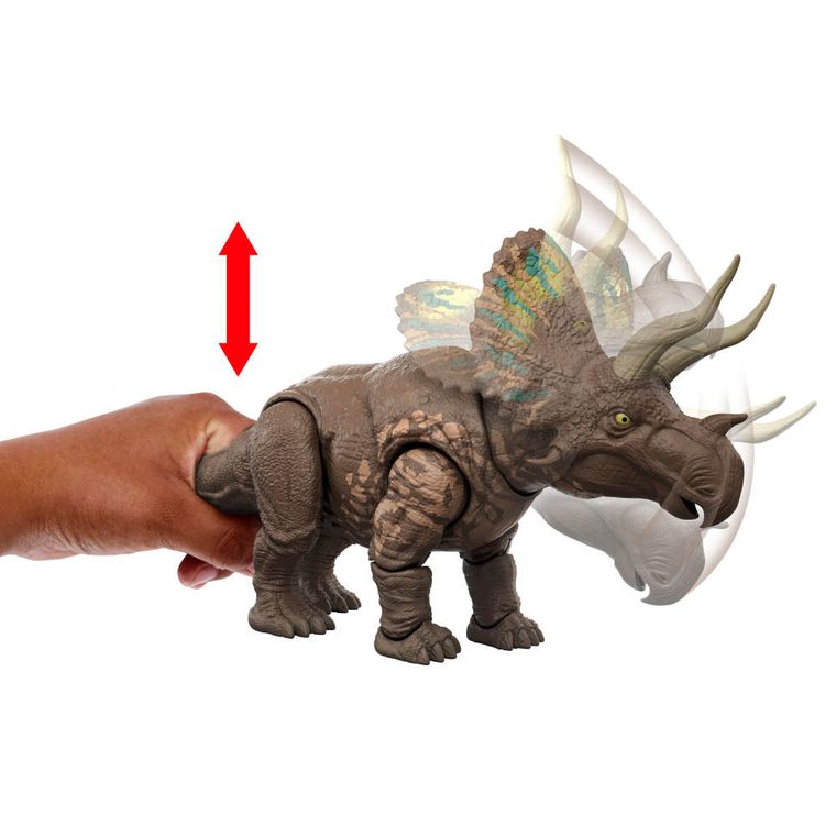 Jurassic World, Saga, Eotriceratops, figurka dinozaur