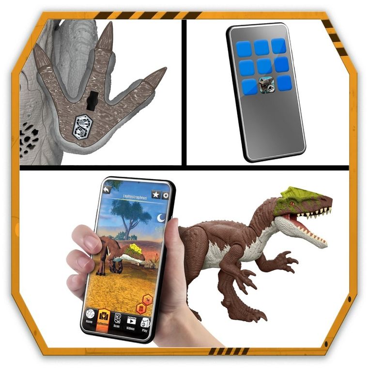 Jurassic World, Spinozaur - Zestaw grozy, dinozaur, figurki