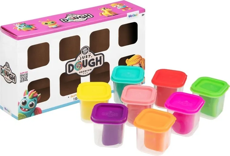 Just Dough, masa plastyczna, 8 szt.