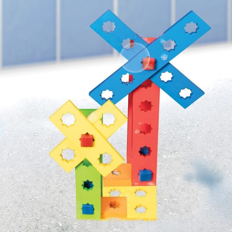 Just Think Toys, klocki konstrukcyjne, zabawka do kąpieli