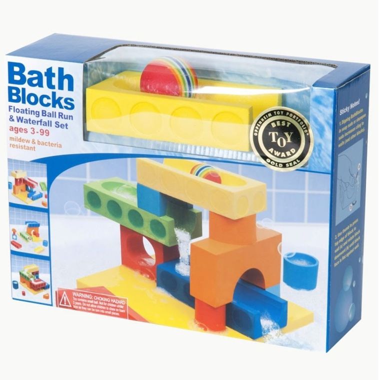 Just think toys, Wodny kulodrom, zabawka do kąpieli, 15 elementów