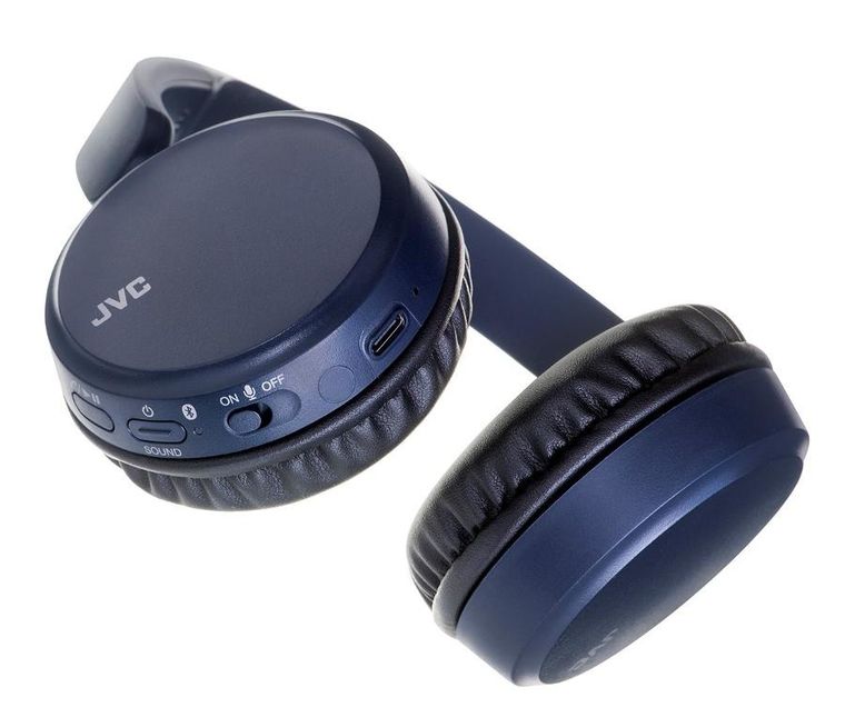 JVC, HAS-36WAU, słuchawki bluetooth, blue