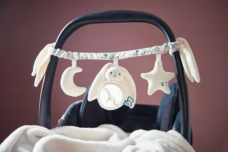 Kaloo, Lapinoo, Królik, łańcuch do wózka wielofunkcyjny, kremowy