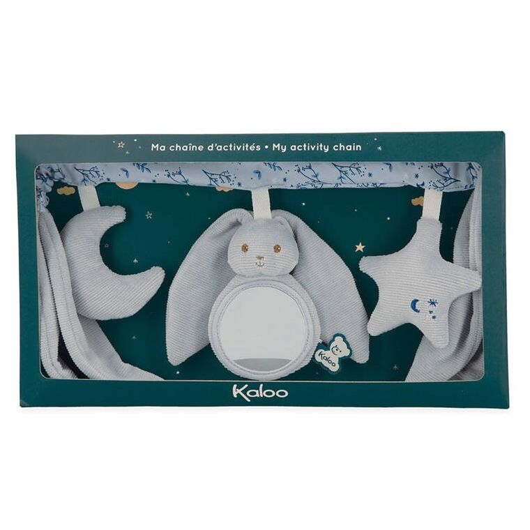 Kaloo, Lapinoo, Królik, łańcuch do wózka wielofunkcyjny, niebieski