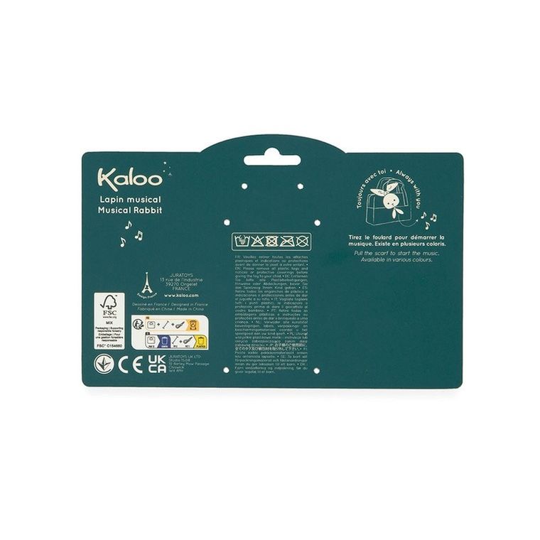 Kaloo, Lapinoo, Królik, miękka pozytywka, kremowy