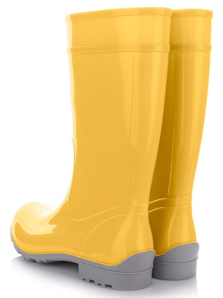 Kalosze damskie, żółte, Ilse, Lemigo