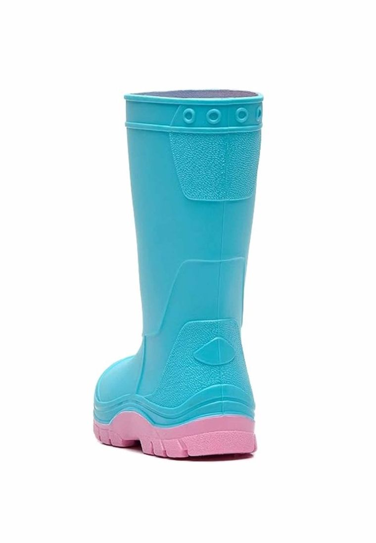 Kalosze dziewczęce, niebiesko-różowe, Realpaks