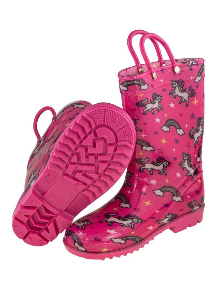 Kalosze dziewczęce, różowe, BBS Shoes