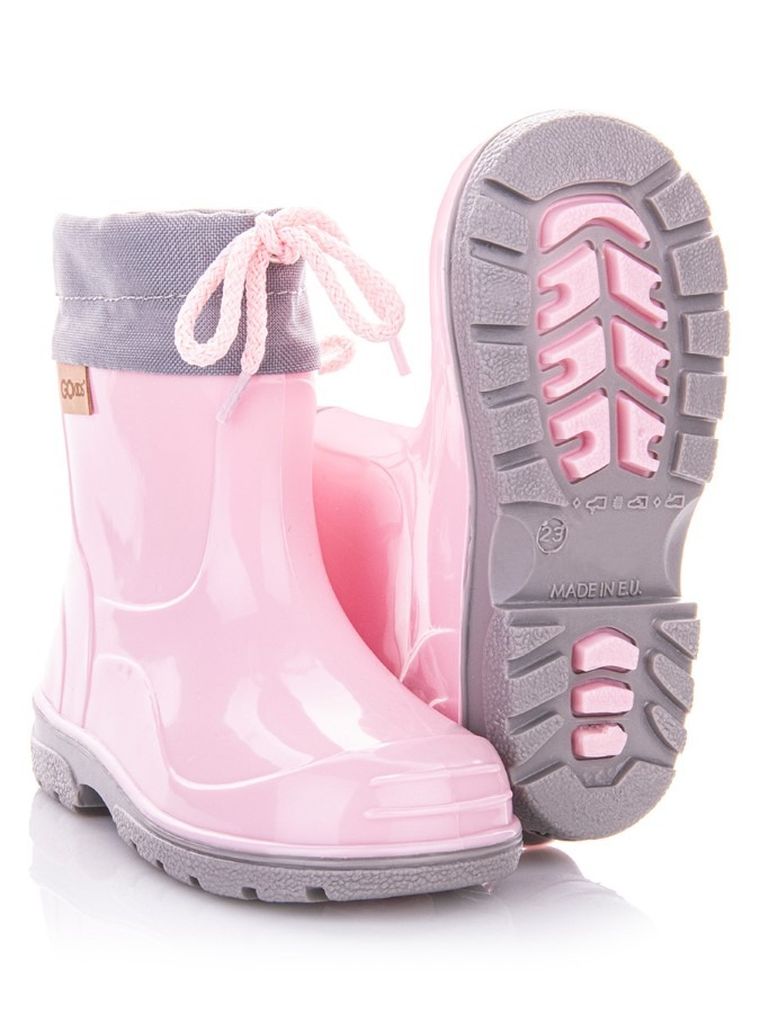 Kalosze dziewczęce, różowe, Lemigo