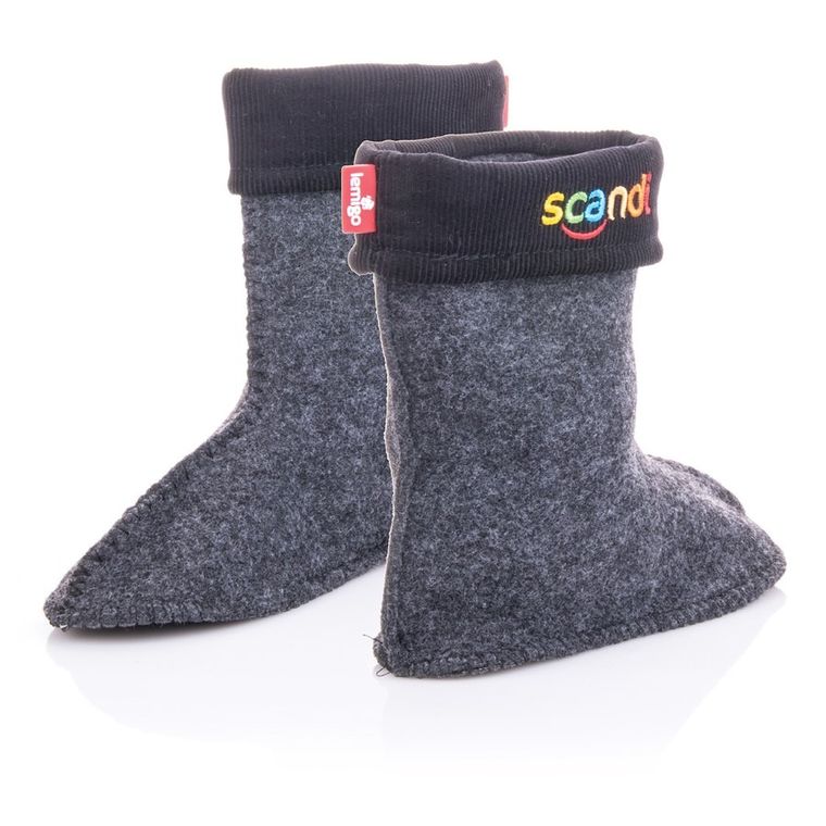 Kalosze dziewczęce, różowe, ocieplane, Scandi, Lemigo