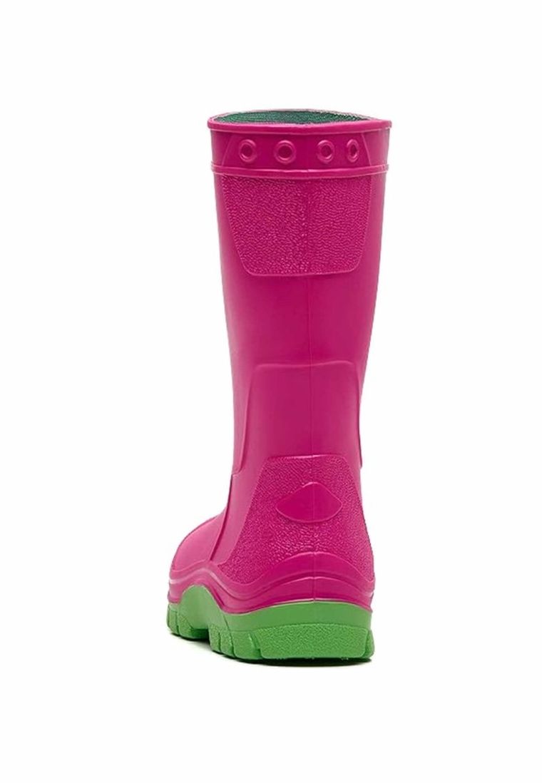 Kalosze dziewczęce, różowo-zielone, Realpaks
