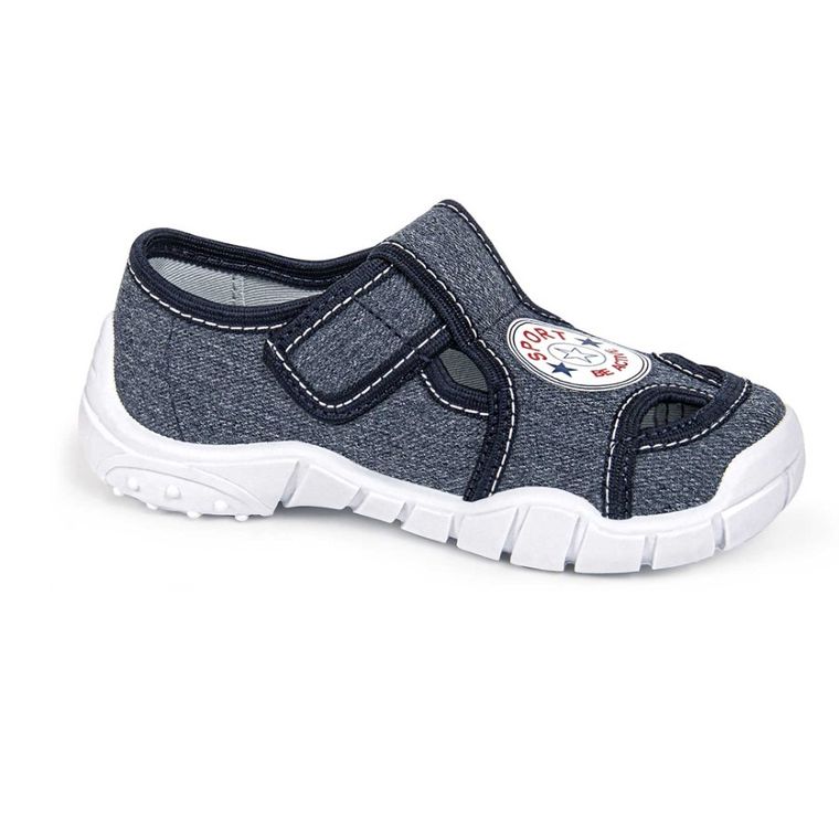 Kapcie chłopięce, denim, Adaś, Vi-Gga-Mi