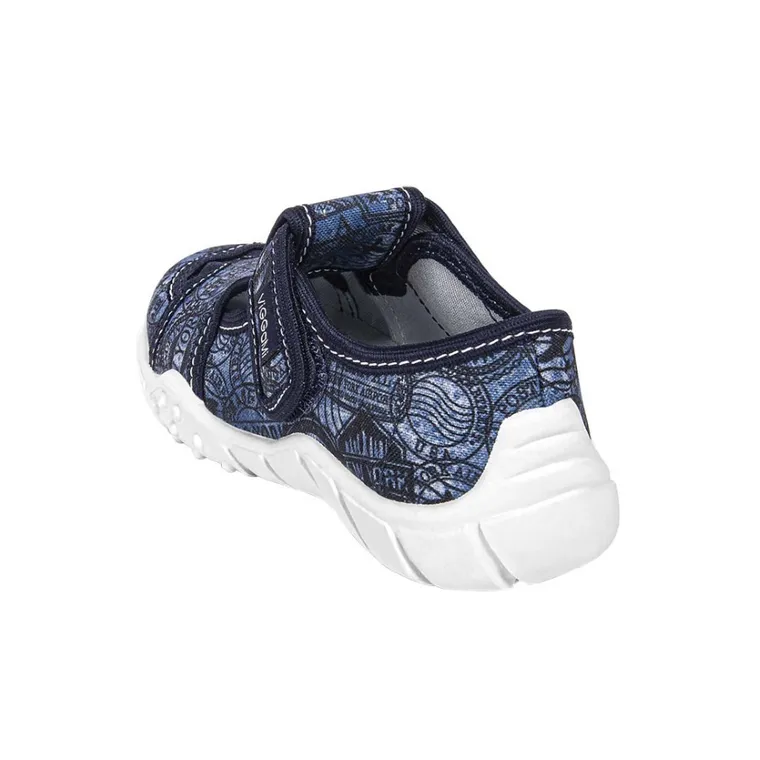 Kapcie chłopięce, denim, Vi-GGa-Mi