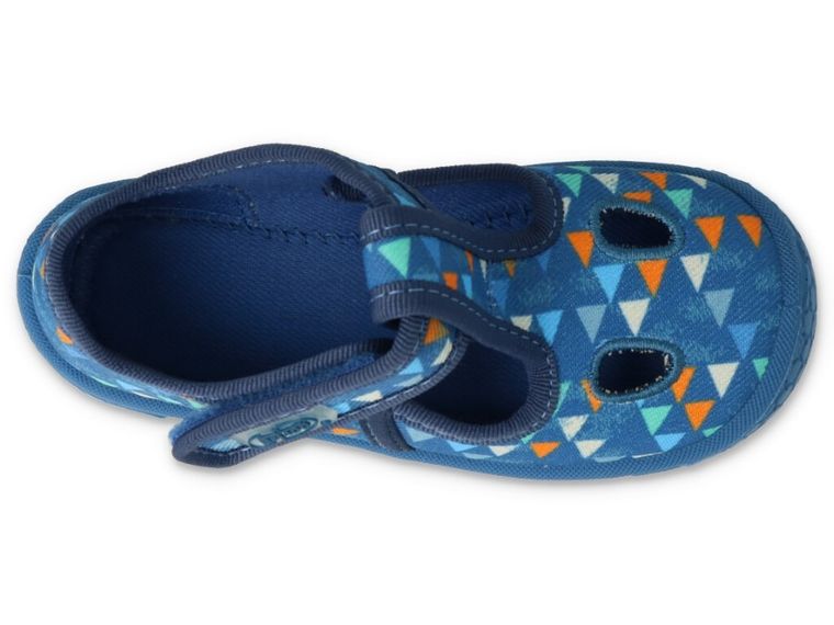 Kapcie chłopięce, granatowe, Befado