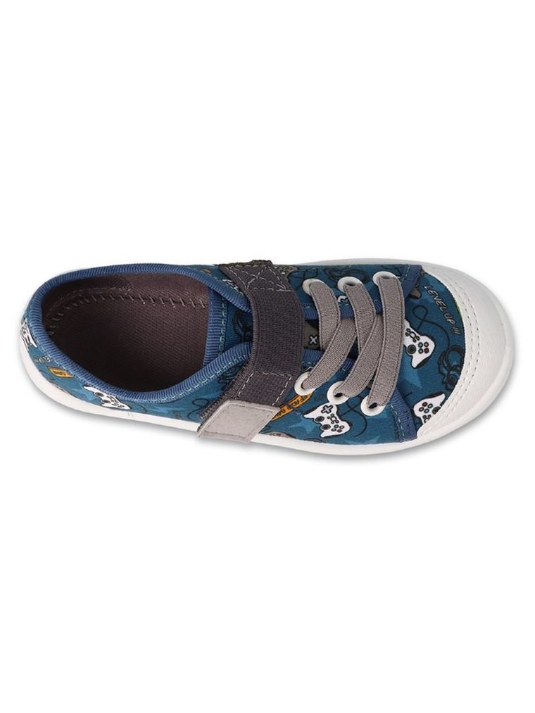 Kapcie chłopięce, niebieskie, Befado