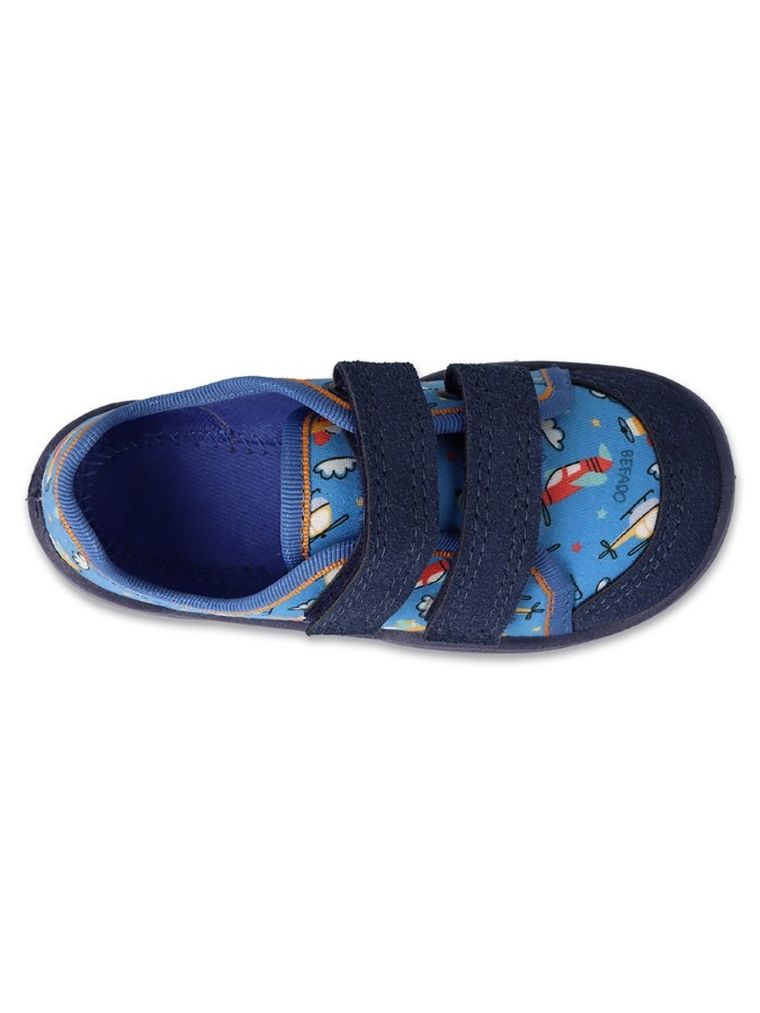 Kapcie chłopięce, niebieskie, Befado