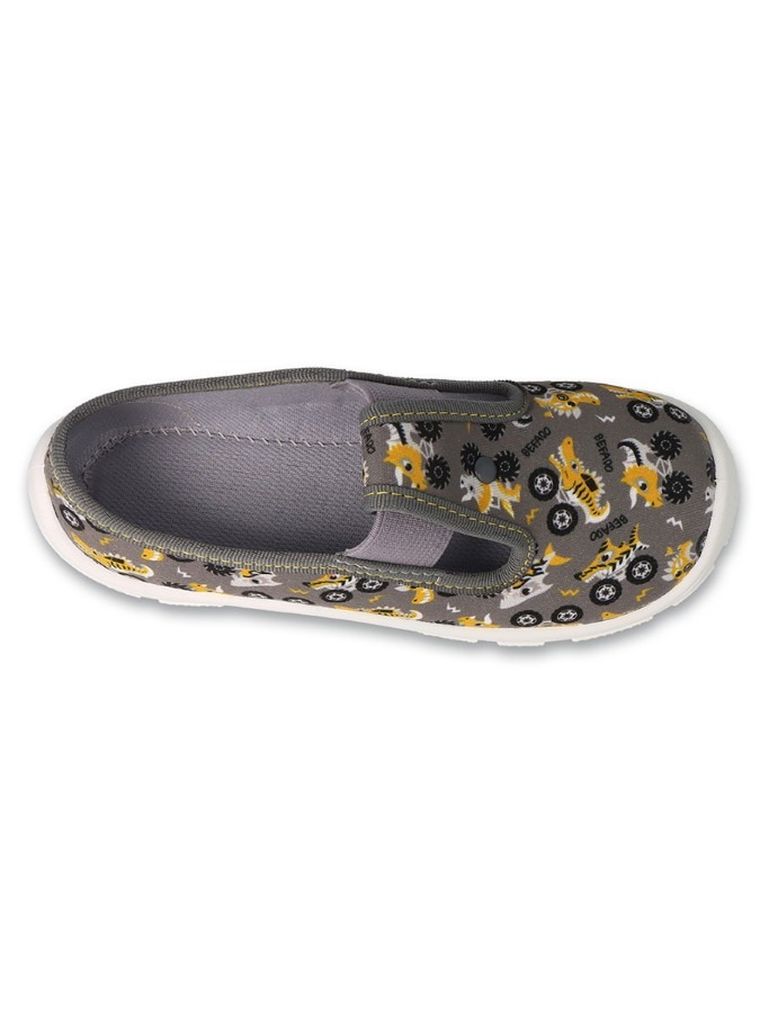 Kapcie chłopięce, szare, Befado