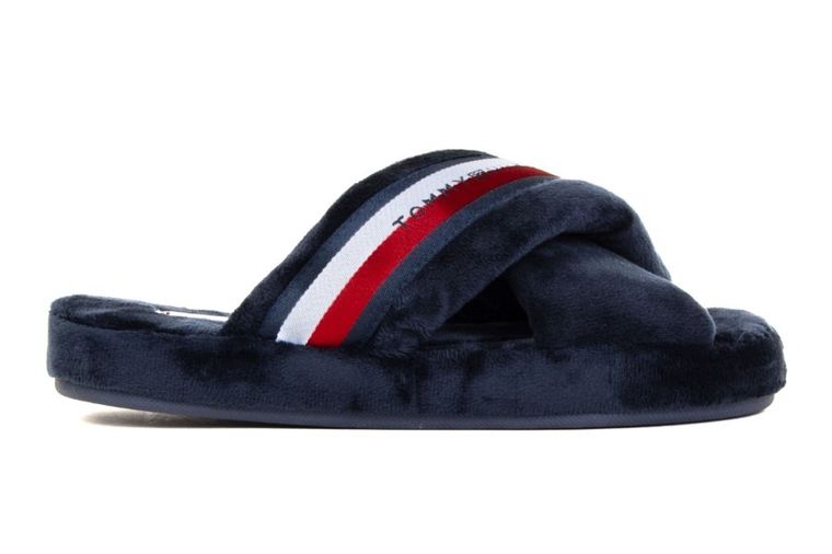 Kapcie damskie, niebieskie, Tommy Hilfiger