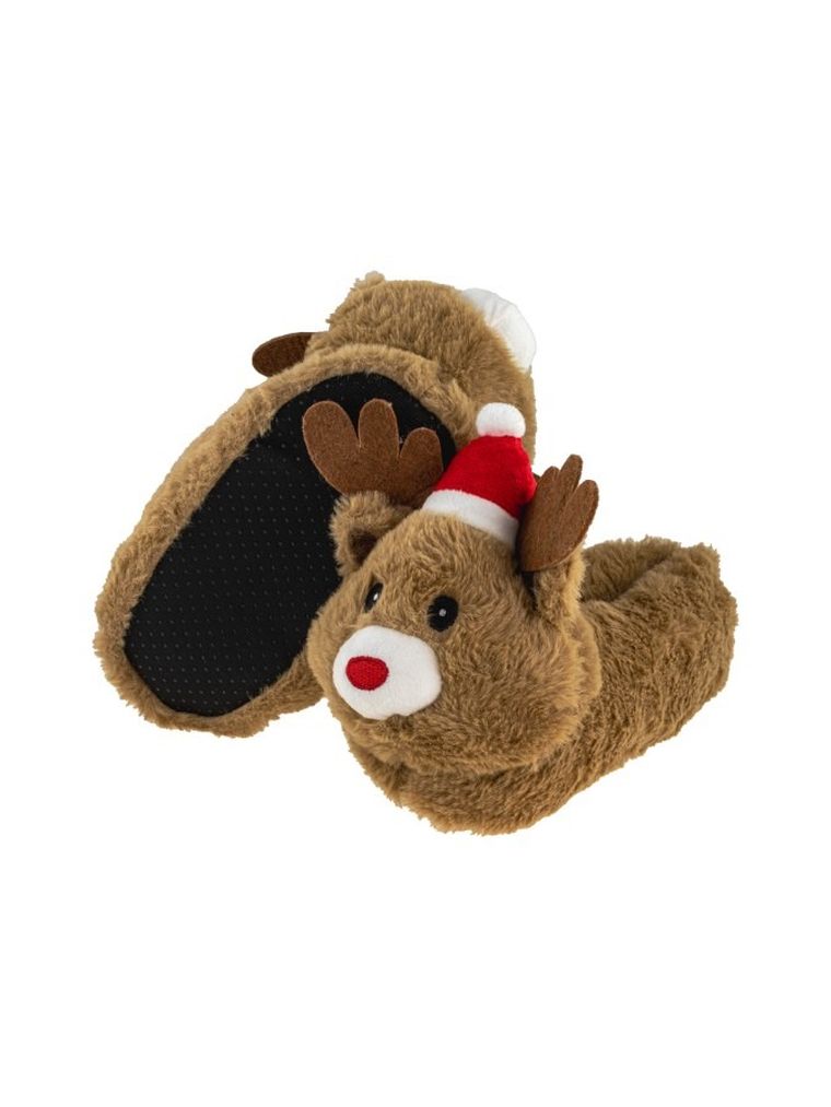 Kapcie dziecięce, brązowe, BBS Shoes