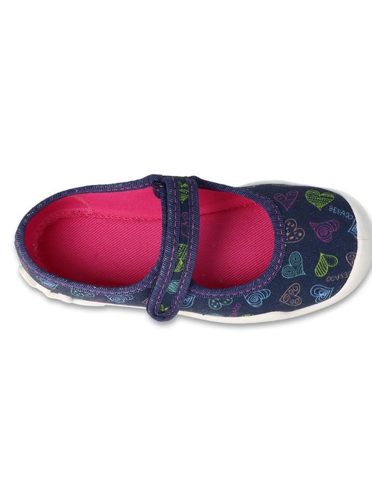 Kapcie dziewczęce, granatowe, Befado
