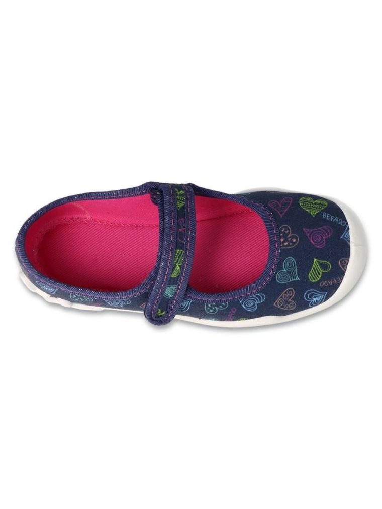 Kapcie dziewczęce, granatowe, Befado