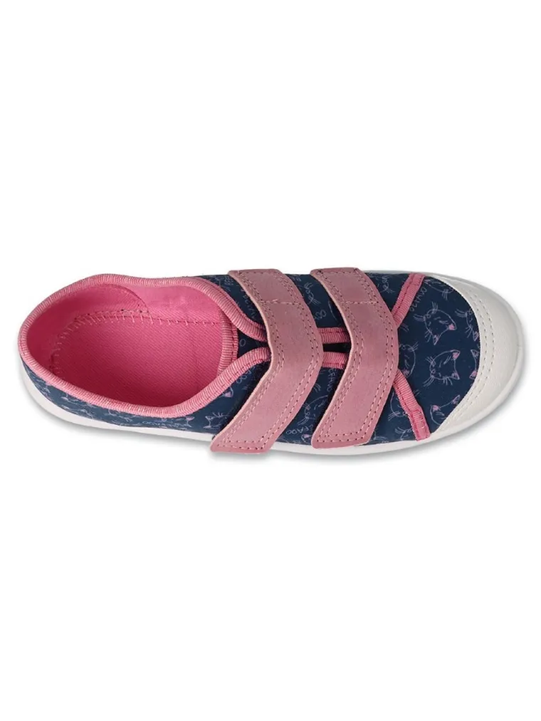 Kapcie dziewczęce, granatowe, Befado