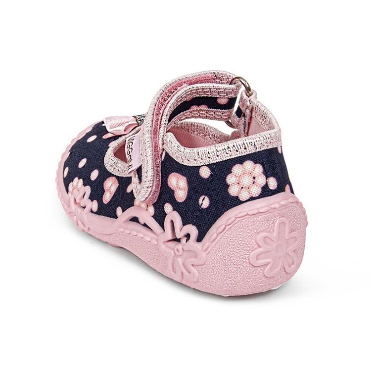 Kapcie dziewczęce, granatowe, Vi-GGa-Mi