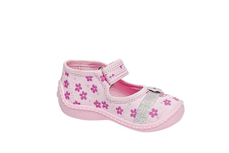 Kapcie dziewczęce, różowe, Alicja, Vi-GGa-Mi