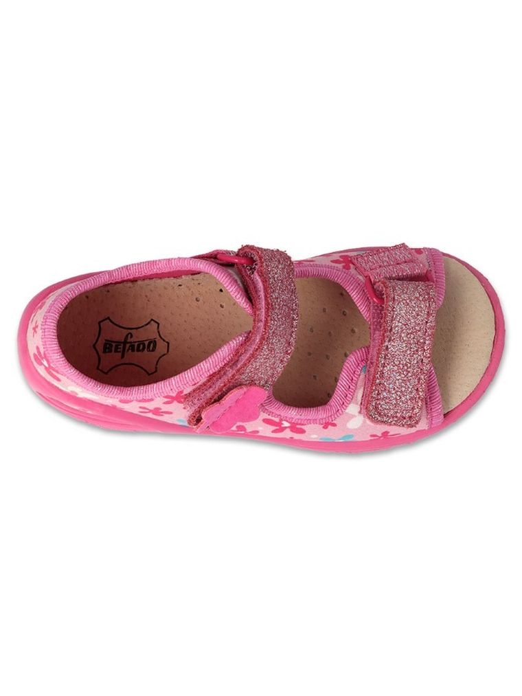 Kapcie dziewczęce, różowe, Befado
