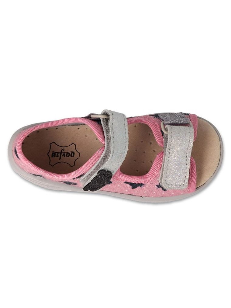 Kapcie dziewczęce, różowe, Befado