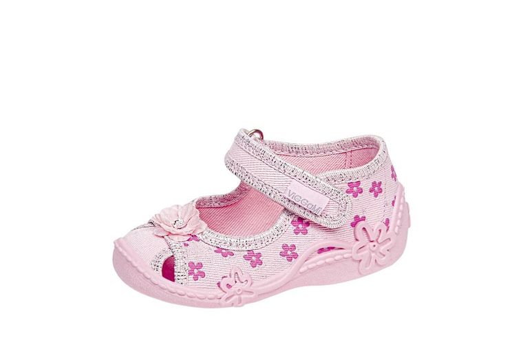 Kapcie dziewczęce, różowe, Milenka, Vi-GGa-Mi