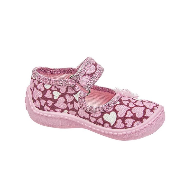 Kapcie dziewczęce, różowe, Vi-GGa-Mi