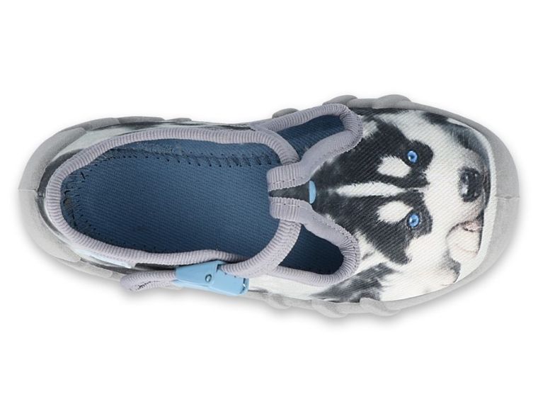 Kapcie dziewczęce, szare, Befado