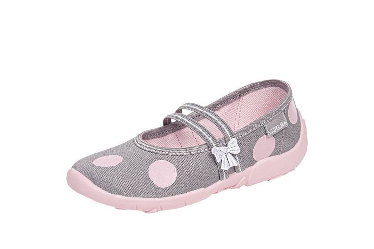 Kapcie dziewczęce, szare, Czeszka, Vi-GGa-Mi