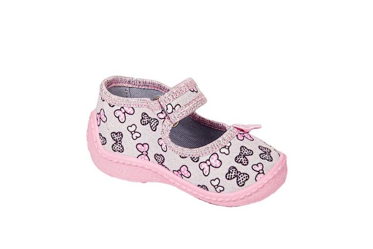 Kapcie dziewczęce, szare, Tosia, Vi-GGa-Mi