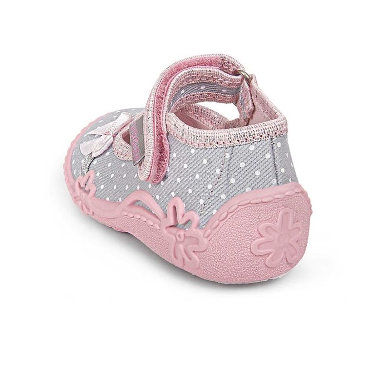 Kapcie dziewczęce, szare, Vi-GGa-Mi