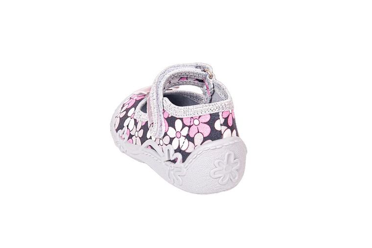 Kapcie dziewczęce, szare, Zosia, Vi-GGa-Mi