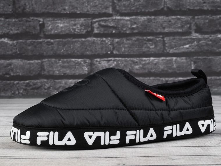 Kapcie męskie, czarne, Fila Comfider