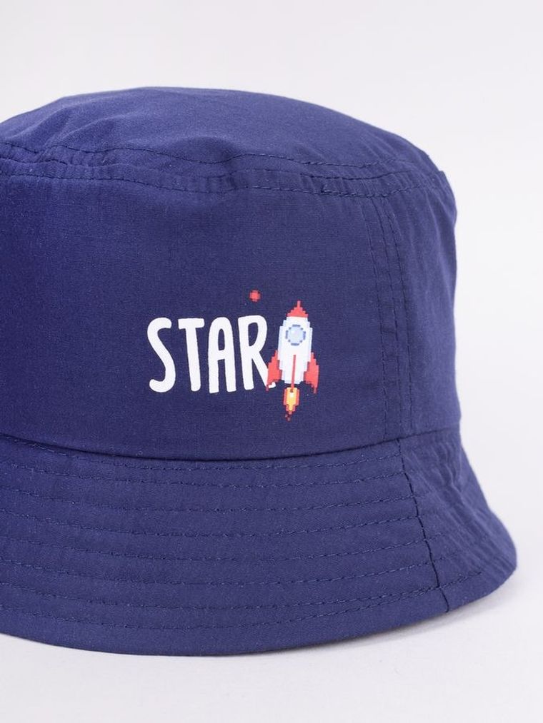 Kapelusz chłopięcy, ciemnoniebieski, Yoclub